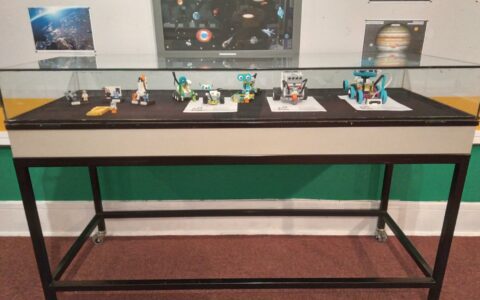 Learners’ work displayed in museum