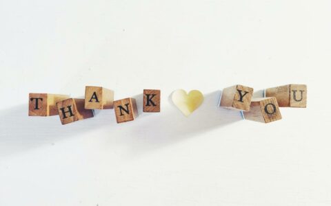 A mindful thank you